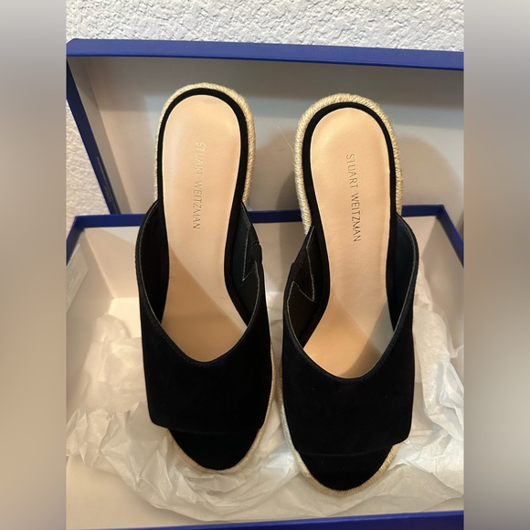 Stuart Weitzman Wonda Espadrille Wedge Sandal (Women) size 6B - Picture 2 of 10